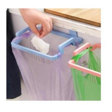 Imagem de Lixeira porta pia armario lixo acoplado suporte saco sacola pano de pr