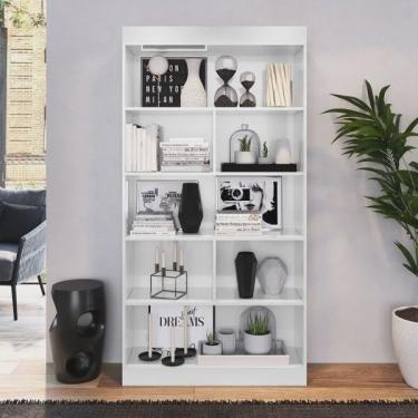 Imagem de Estante para Livros 4 Prateleiras 183cmx94cm Magnólia Demolição Yescasa