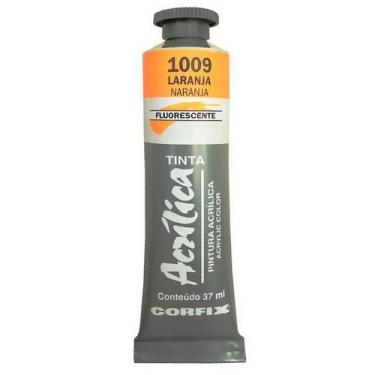 Imagem de Tinta Acrílica Corfix 37ml Fluorescente - 84037, 1009 - LARANJA