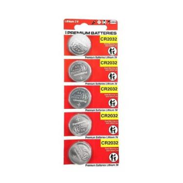 Imagem de Cartela de Bateria CR2032 3v Panasonic c/5 unidades