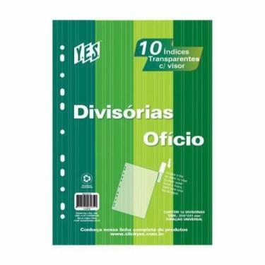 Imagem de Divisória Cristal Ofício 10 Projeções Com Visor 10Intb-C - YES
