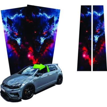 Imagem de Adesivo Personalizado Para Coluna Porta Carro Decorativo 262 - Resitan