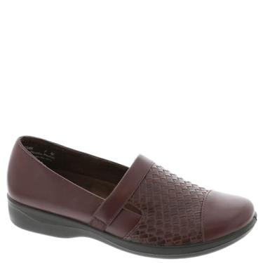 Imagem de Easy Street Tênis feminino Destiny, Tecido bordô em relevo, 7.5 Wide