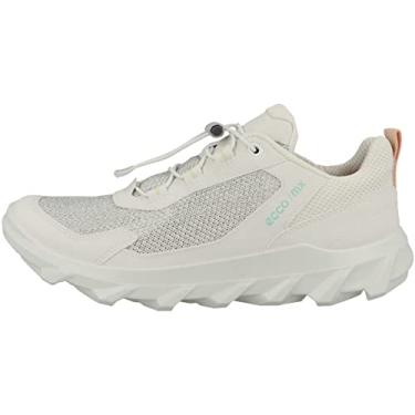 Imagem de ECCO Tênis feminino Mx Breathru impermeável, Branco/Concreto, 11-11.5
