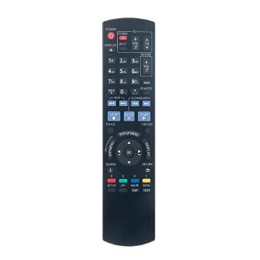 Imagem de ALLIMITY Controle remoto de substituição N2QAYB000378 compatível com leitor de Blu-ray Disc Player da Panasonic DMP-BD60 DMP-BD601 DMP-BD80 DMP-BD605 DMP-BD605K DMP-BD60K DMP-BD601K DMP-BD80K