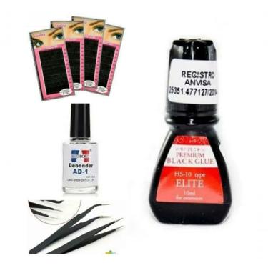 Imagem de Kit Completo Para Alongamento De Cilios