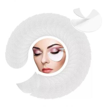 Imagem de Kit 100 Protetor Pálpebra Gel Alongamento Cílios Patch Pad