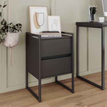 Imagem de Gaveteiro Industrial Com Gaveta Lelly Preto Onix