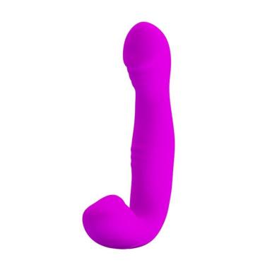 Imagem de Vibrador Duplo Recarregavel 30 Vibrações Strapless - Angelo Pretty Love - Magenta, Unico