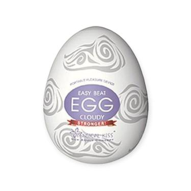 Imagem de Masturbador Egg Hard 2 Stronger Cloudy - Magical Kiss - Branco