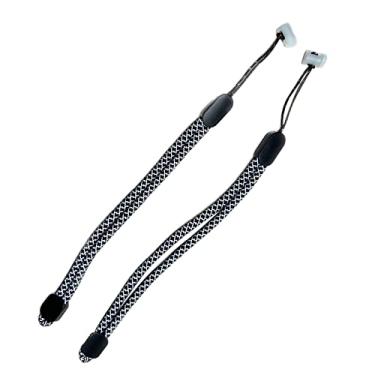 Imagem de MuagoChic Pulseiras Refletivas De Reposição Aprimoradas Para O Controle Oculus Quest 2 Gen, Alça Mão Ajustável E Confortável Oculus, Controles Com Rolha Resina Branca Fácil Fixação