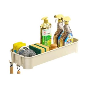 Imagem de Organizador De Pia De Cozinha Em Plástico ABS Com Escorredor, Suporte 