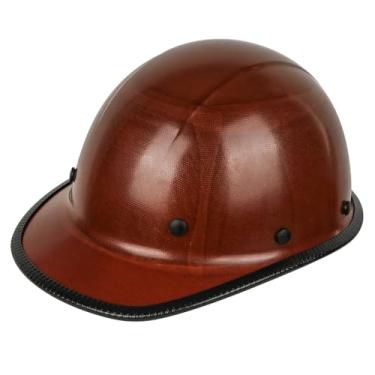 Imagem de GREEN DEVIL Capacete Rígido De Fibra Vidro Com Aba Completa, Classificação Osha E Ansi, Para Homens, Proteção