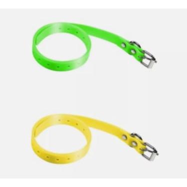 Imagem de KELEFET Para coleira de cachorro para Garmin compatível com alça de 0,9 cm para Garmin PT10 TB10 Delta Sport Delta para Petsafe, PATPET, Sportdog, Dogtra, etc., coleira, fivela, ajustável, verde