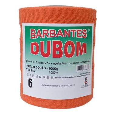 Imagem de Barbante Dubom Abóbora - 1 Kg - Fio 6 - 1080m - Barbantes DUBOM
