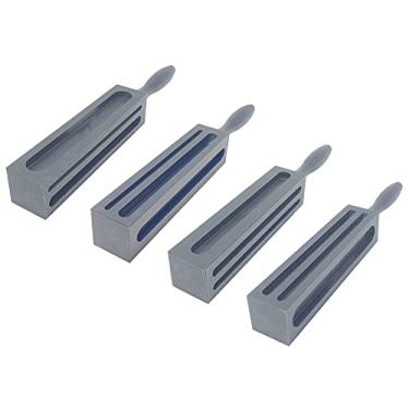 Imagem de Molde de lingote de quatro lados molde de lingote de ferro fundido cinza para cadinho de arame para refinação de fundição (tamanho 1)