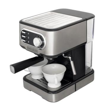Imagem de BLACK+DECKER Cafeteira Elétrica, Compatível com Cápsulas Nespresso e Dolce Gusto, Até 2 Xícaras de Café Simultâneas, 110 V, Modelo CE1100G-BR