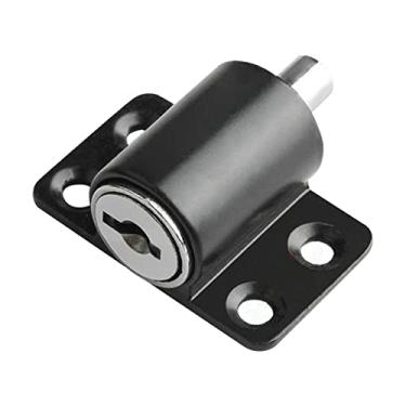 Imagem de Porta Liga -barra de Segurança Bloqueio de Parafuso de Janela Forte Com Chave, Anti -theft Farbo, Vida útil Longa para Portas, Janelas, Prática (Preto)