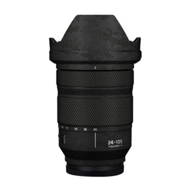 Imagem de Skin Lens Camera Skin Wrap Vinil Protetor Adesivo Acessórios de Fotografia para Panasonic Lumix S 24-105 mm F4 24 105 (Mamba Preto)
