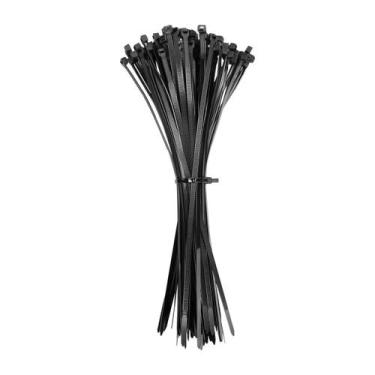 Imagem de Abraçadeira de nylon 4,5mm x 280mm preta (cento) - Pier Telecom