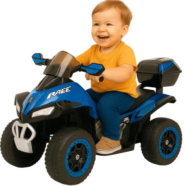 Imagem de Mini Quadriciclo Eletrico Infantil Importway Azul 6V