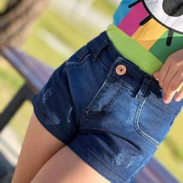 Imagem de Short Jeans INFANTIL Infanto Juvenil - Lia Kids