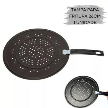 Imagem de Tampa para frituras, para panelas e frigideiras com 26cm - FORTALEZA