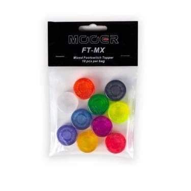 Imagem de MOOER Toppers Candy Footswitch Coloridos 10 Peças Cores Mistas Ft-Mx