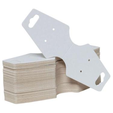 Imagem de 500 Cartelas Tags De Biju Brincos E Pulseiras Expositor - Sonar, Branc