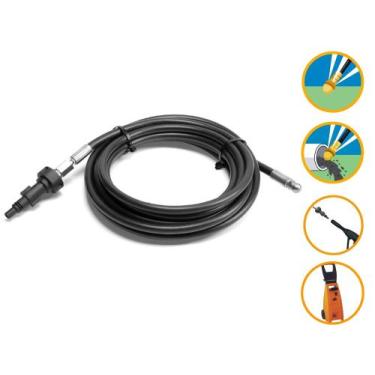 Imagem de Mangueira Nylon Desentupidora 6mt Lavor Deltajet Lavadora