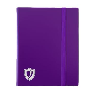 Imagem de Fichário Para Coleção de Cartas Cartinhas, Capacidade de 360 Card em 20 paginas na Cor Roxo, Violeta. Pasta presente para jogo de cartas TCG MTG