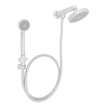 Imagem de Ducha Jato E Chuveirinho Cromada Deca Alta Vazão - Prateado