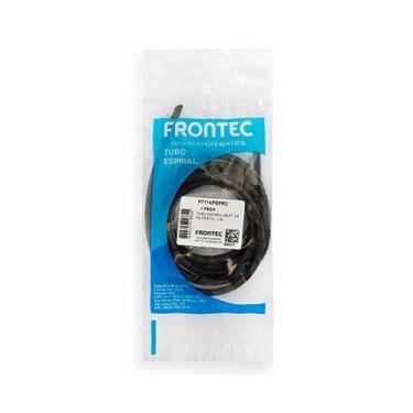 Imagem de Tubo Espiral 1/4'' 2 Metros Preto - Ideal para Amarração e Acomodação 