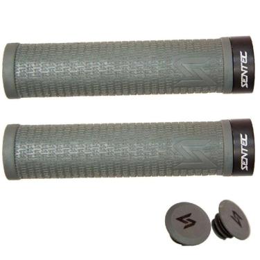 Imagem de Manopla Punho Bike Sentec Silicone Com Trava Rs1 Ultimate Cinza 130cm - Fórmula Bike