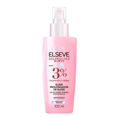 Imagem de Sérum Elixir Prolongador de Gloss L'Oréal Paris Elseve Glycolic Gloss 100ml