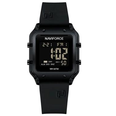 Imagem de Relógio Feminino Esportivo Multifuncional Digital 5atm A Prova D´agua Preto