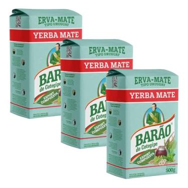 Imagem de Barão de Cotegipe, Kit Erva Mate Tipo Uruguaia Export Composta 4 Chás Barão 500