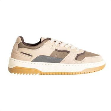 Imagem de Sapatenis Enzo Ribeiro Bege E Marrom, Bege, 41