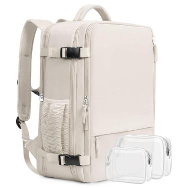 Imagem de Mochila de viagem Beraliy Airline Approved 17 Laptop Beige