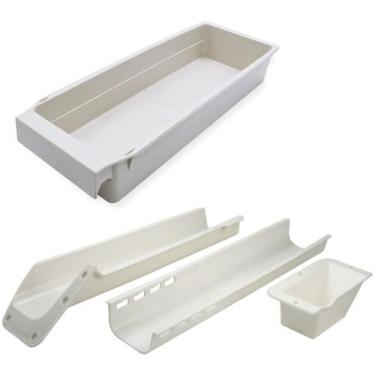 Imagem de Gaveta Calha Bocal Residuos Maquina Overlock Industrial - Evolvere