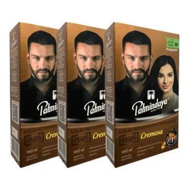 Imagem de Palmindaya Plus Loção Cremosa 160ml - Kit 03 Unidades
