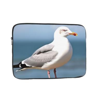 Imagem de Capa para laptop fofa gaivota bolsa para laptop bolsa de transporte para computador 13 polegadas capa protetora para notebook