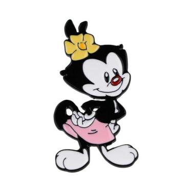 Imagem de Broche De Esmalte De Mouse Fofo De Desenho Animado Infantil Para Mochi