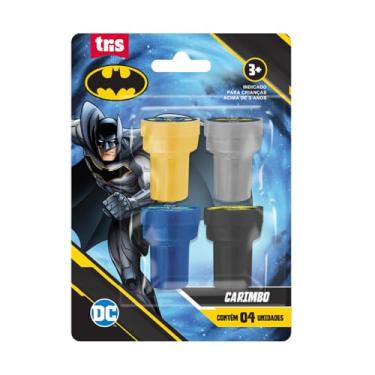 Imagem de Carimbo Autotintado Batman 4 Unidades - Tris