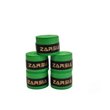 Imagem de Kit Cinco Overgrip Super Grip Seca Raquete Beach Tennis Zarsia Absorçã