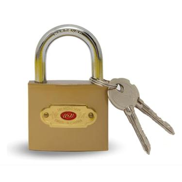 Imagem de Cadeado Chave Tetra 50mm P/Portão Cadeado Grande Resistente