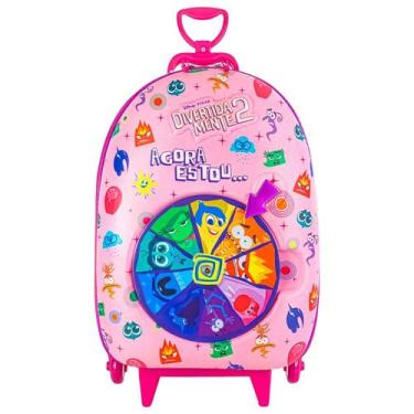 Imagem de Mochila Infantil Com Rodinhas Divertidamente 2 Roleta Rosa 3862BM24 - 