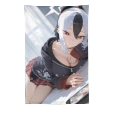 Imagem de LIEGBMEU Sexy Bikini Hot Anime Girl Tapeçaria 152.4 cm x 228.6 cm Interior Exterior Wall Quilt Art Decoração de Tapeçaria Caprichosa, AF111