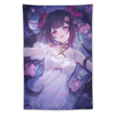 Imagem de LIEGBMEU Sexy Bikini Hot Anime Girl Tapeçaria 101.6 cm x 152.4 cm Interior Exterior Wall Quilt Art Decoração de Tapeçaria Caprichosa, AF427