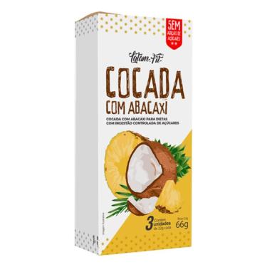 Imagem de Cocada Com Abacaxi Zero Açúcar Latam Fit 66g-Unissex